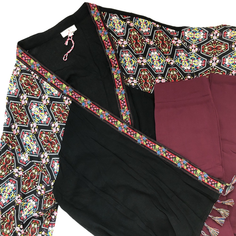 NEW! UMGEE Boho Lightweight Open Kimono Cardigan